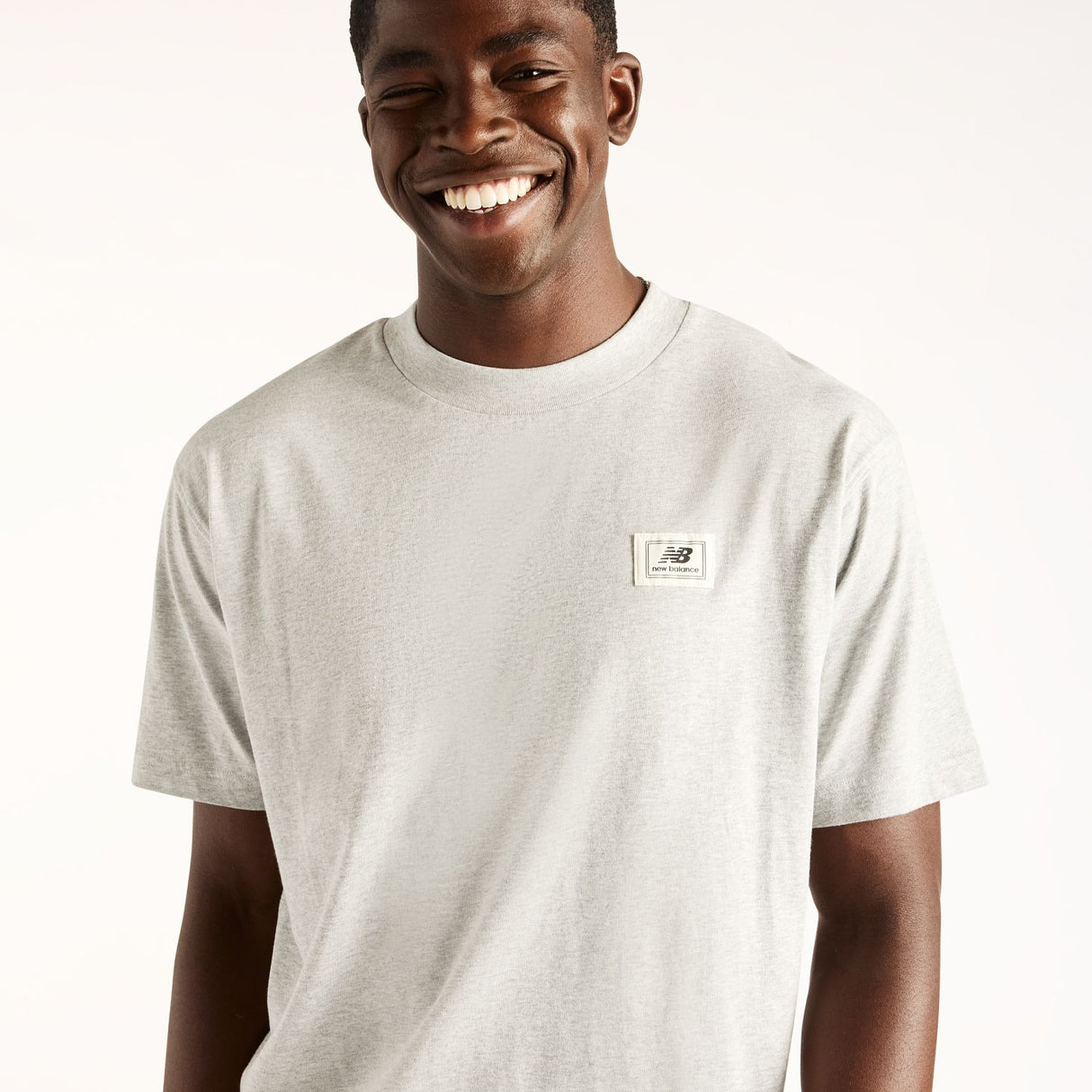 New Balance Men's Woven Label T-Shirt-4