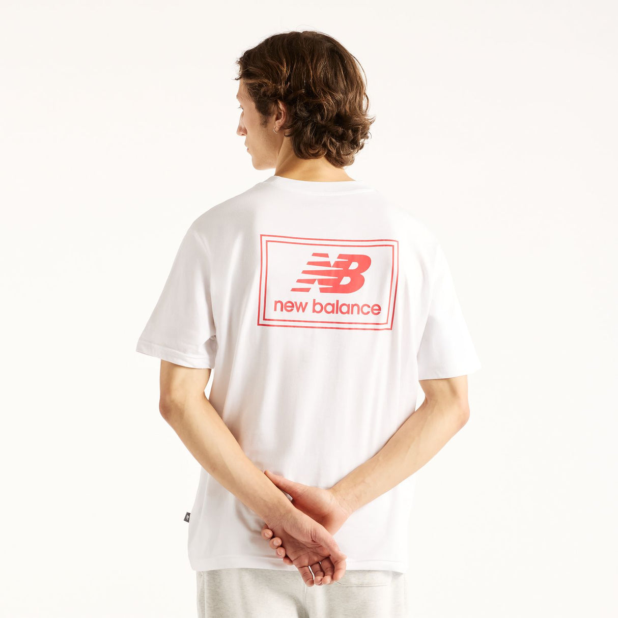 New Balance Men's Woven Label T-Shirt-2