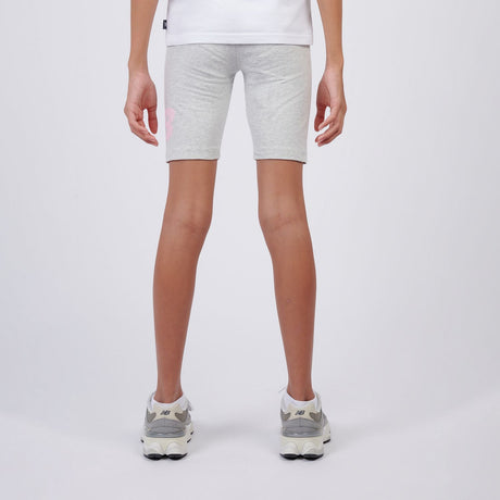New Balance Girls' Stacked Logo Cycle Shorts-7