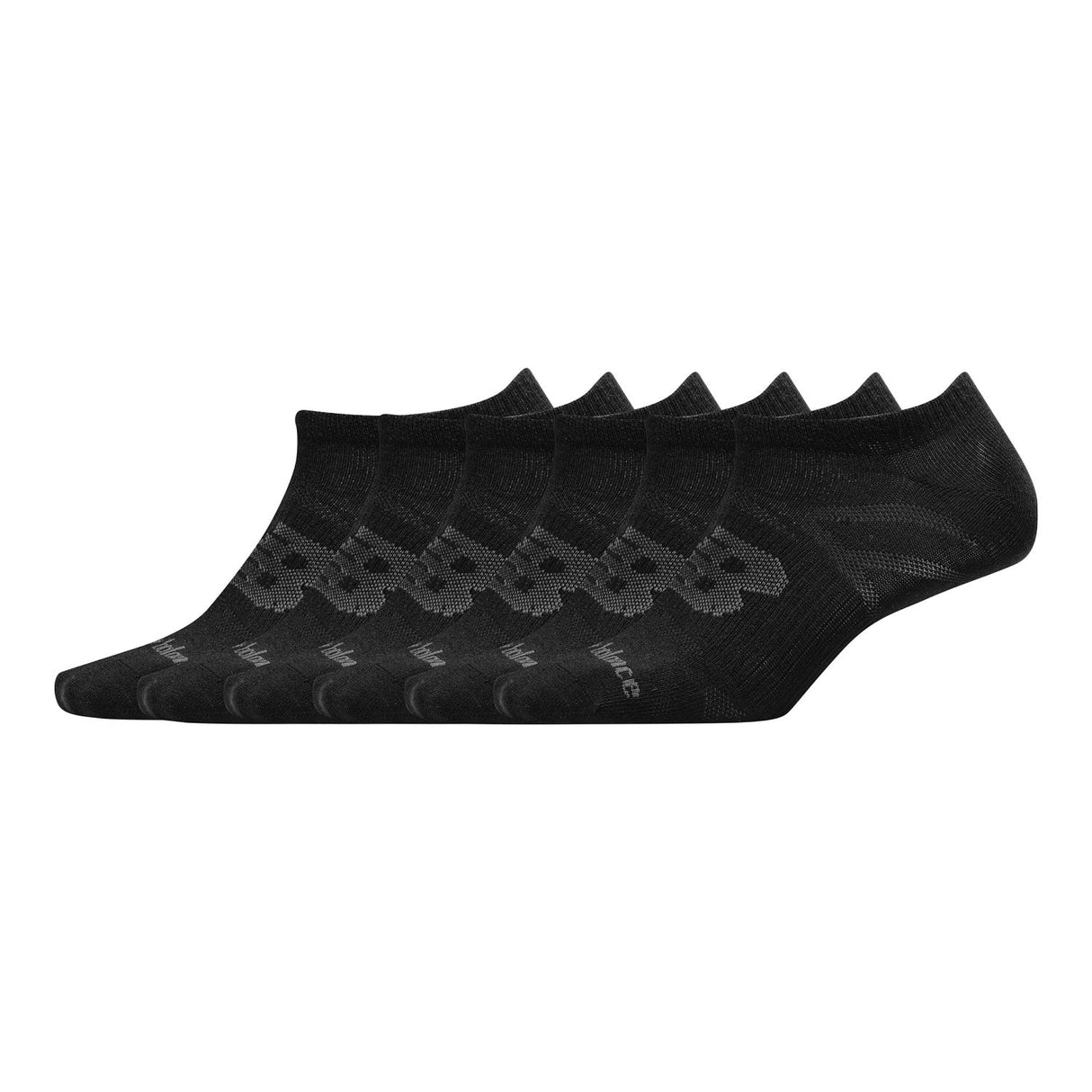 New Balance Flat Knit No Show Socks 6 Pack-1
