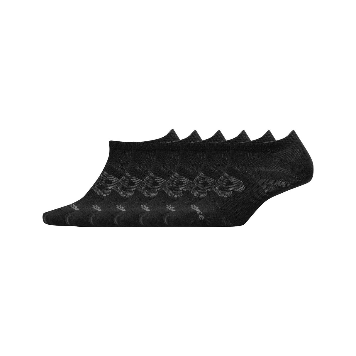 New Balance Flat Knit No Show Socks 6 Pack-2