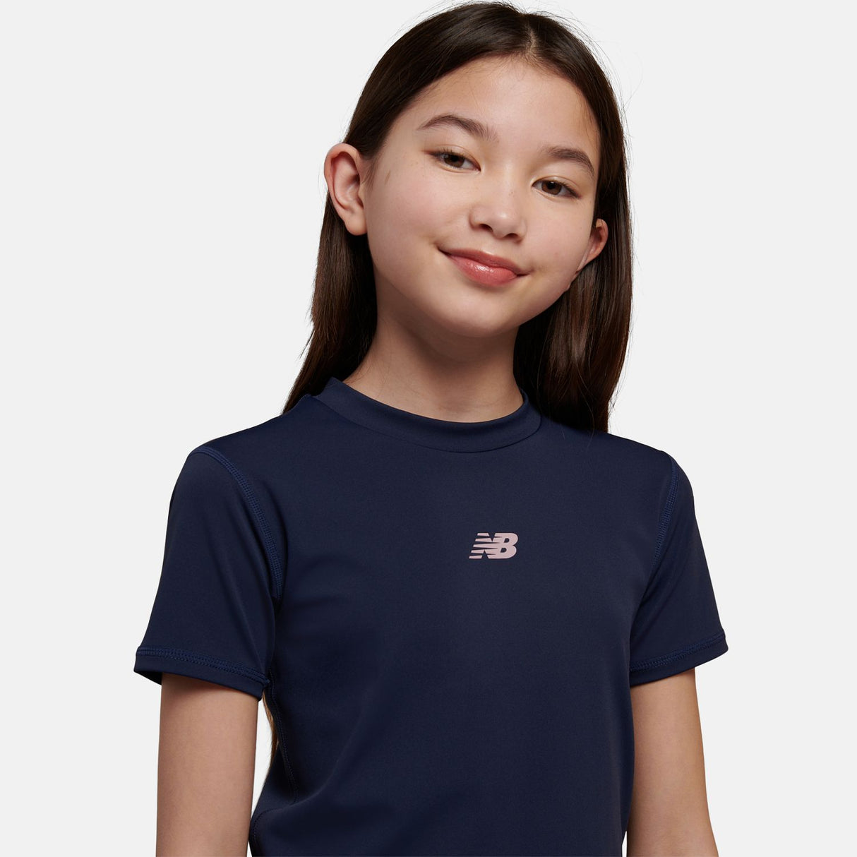 New Balance Girls' Essential Athletic T-Shirt-8