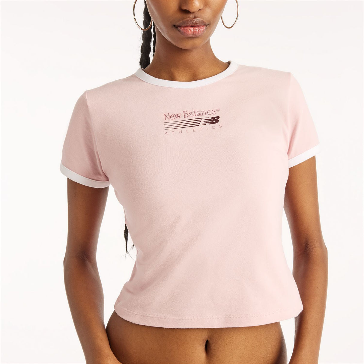 New Balance Women's Trackside Ringer T-Shirt-3