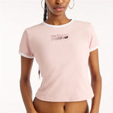 New Balance Women's Trackside Ringer T-Shirt-3