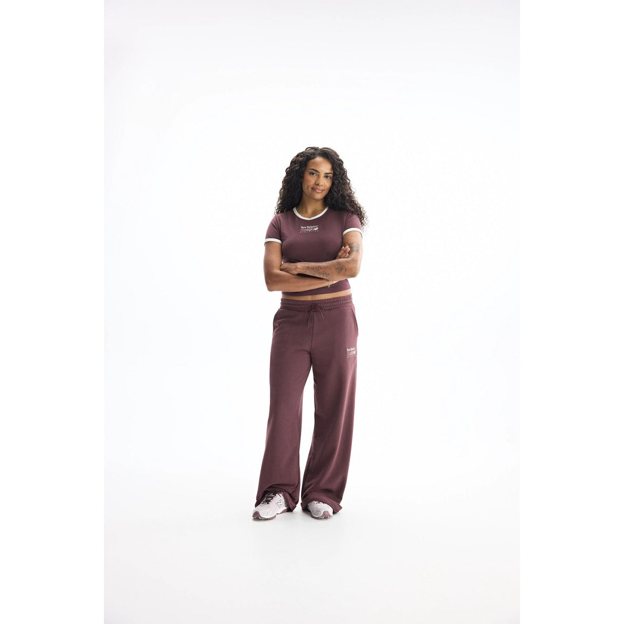 New Balance Women's Trackside Ringer T-Shirt-5