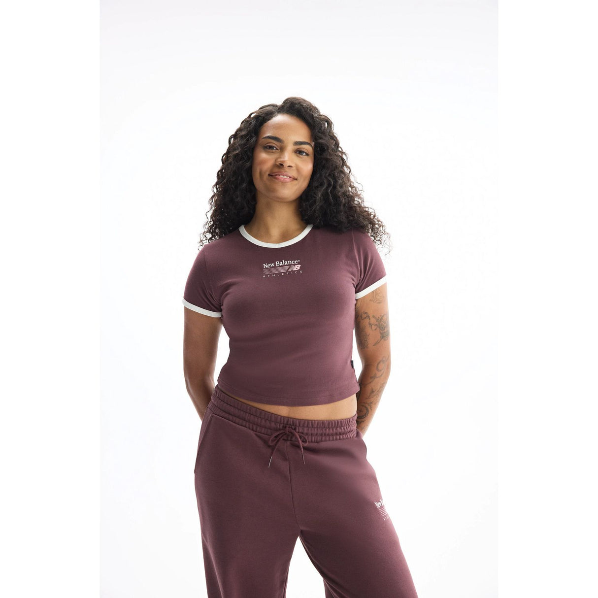 New Balance Women's Trackside Ringer T-Shirt-6