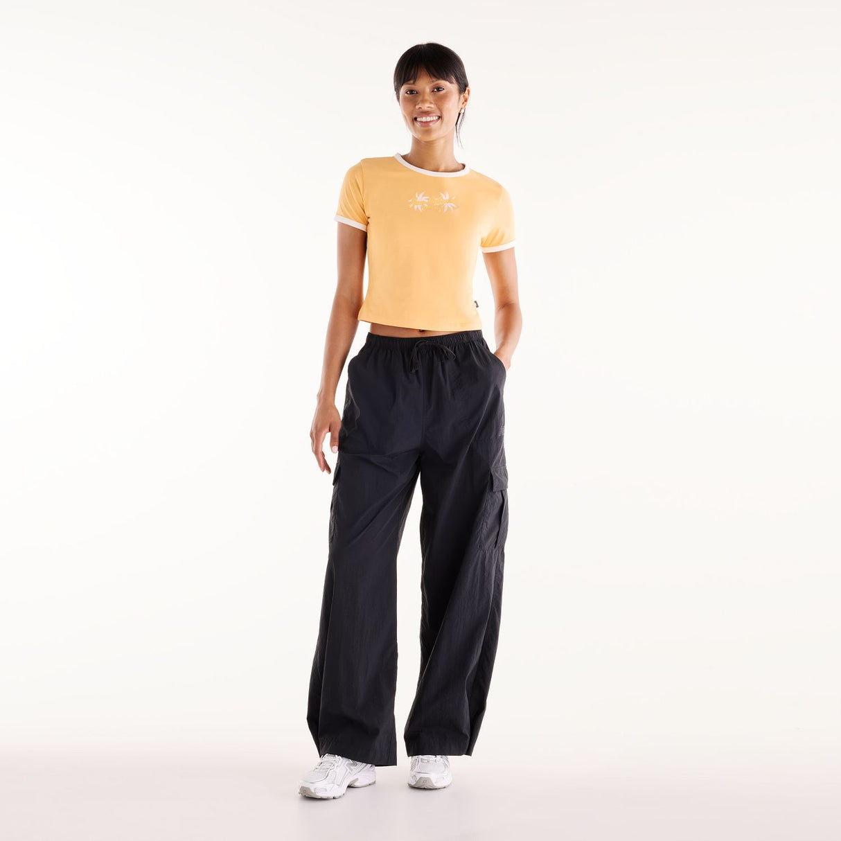 New Balance Women's Yacht Club Ringer T-Shirt-5