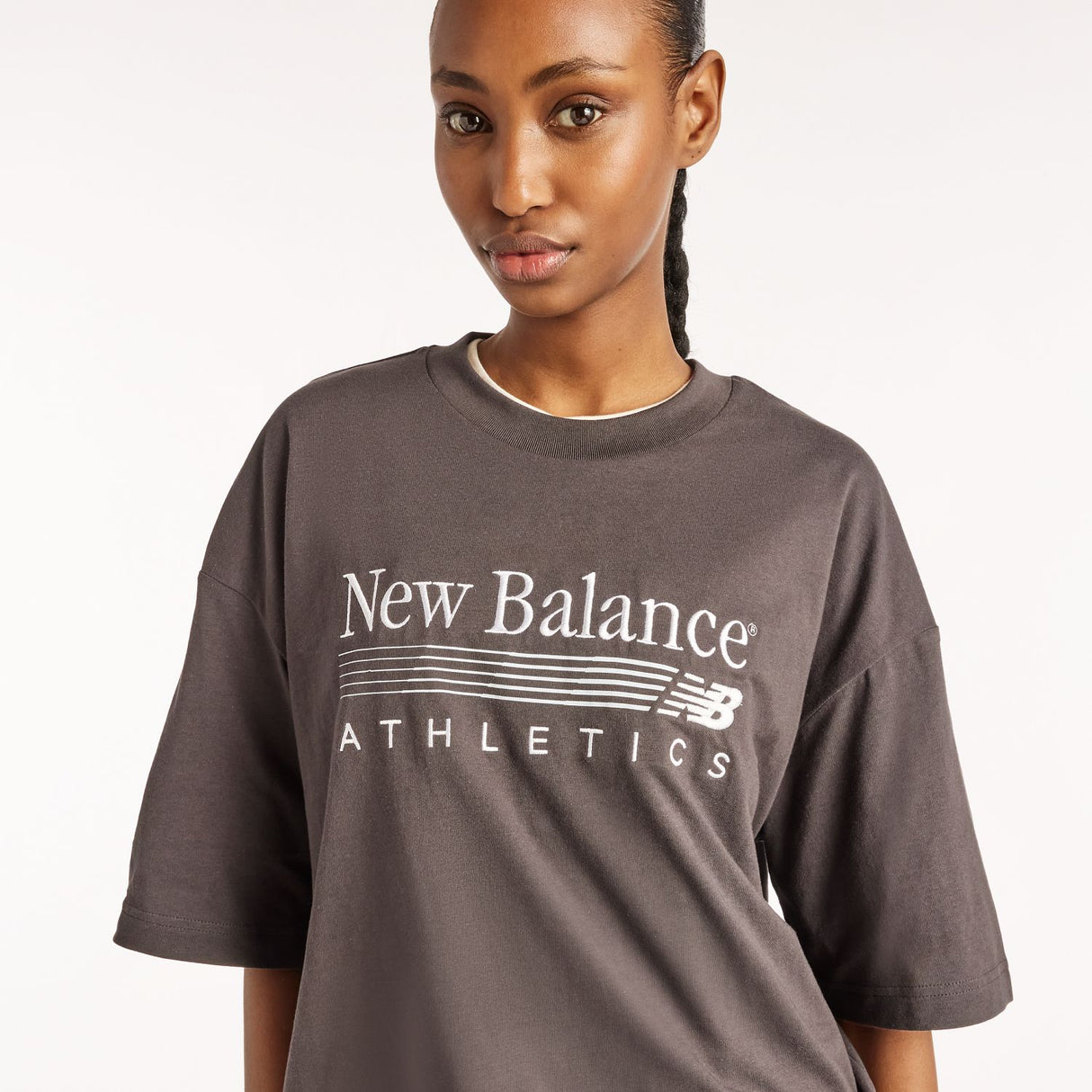 New Balance Women's Trackside Oversized T-Shirt-3