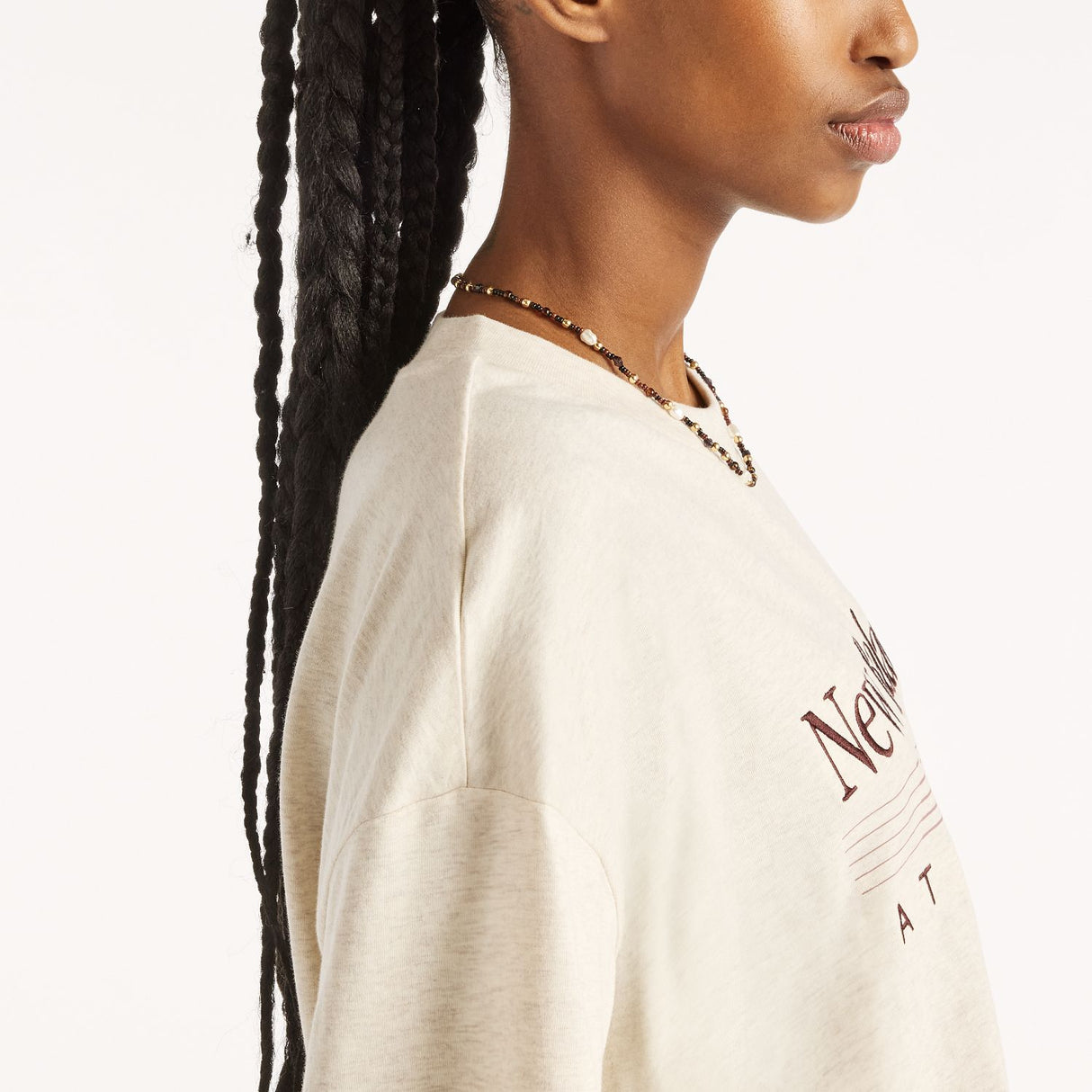 New Balance Women's Trackside Oversized T-Shirt-4