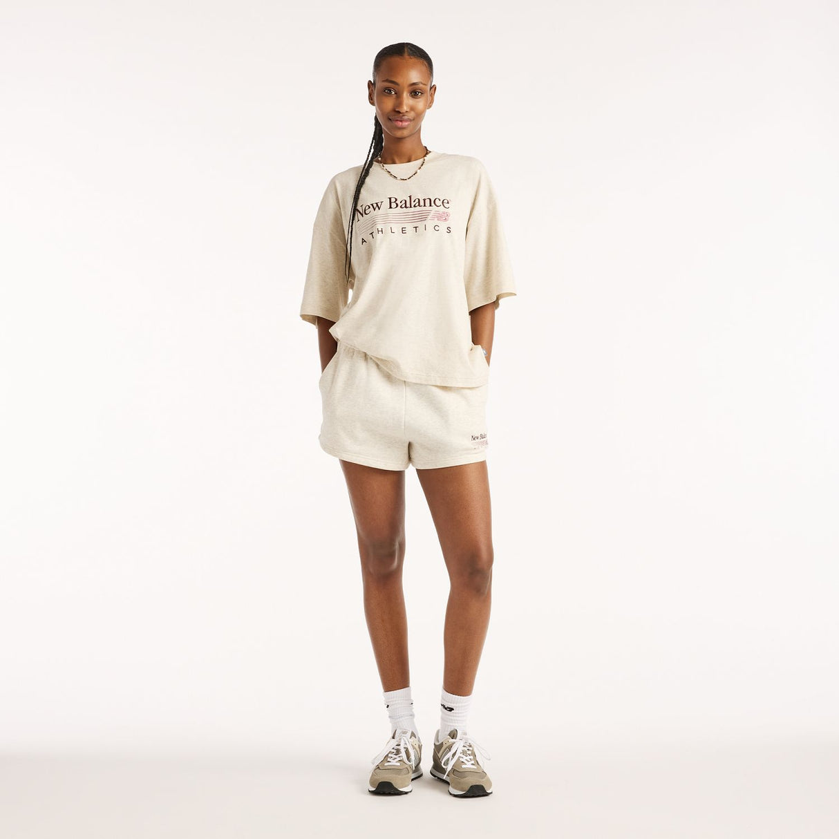 New Balance Women's Trackside Oversized T-Shirt-5