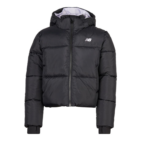 New Balance Girls' Wide Baffle Puffer Coat-1