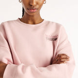 New Balance Women's Trackside Fleece Crew-3