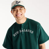 New Balance Men's Shohei French Terry Henley Neck Top-3