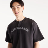 New Balance Men's Shohei French Terry Henley Neck Top-3