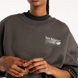New Balance Women's Trackside Fleece Crew-3
