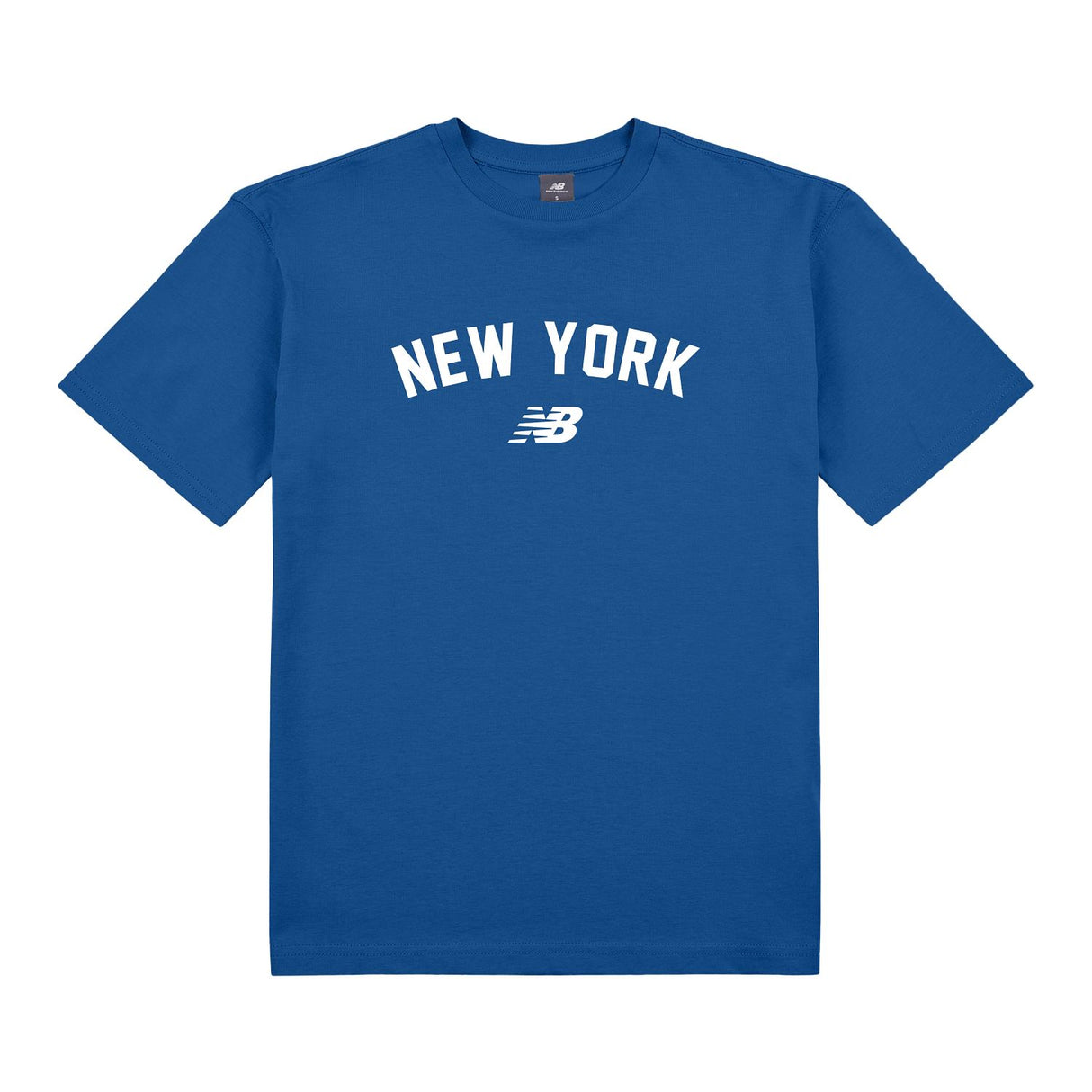 New Balance Women's New York City Cropped Logo T-Shirt-1
