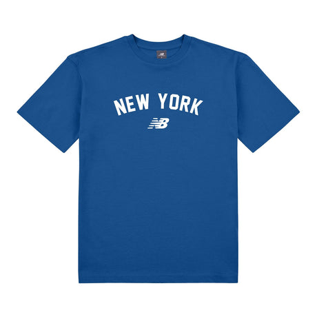New Balance Women's New York City Cropped Logo T-Shirt-1