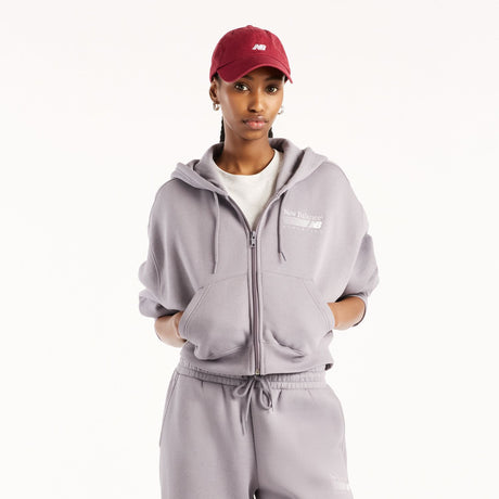 New Balance Women's Trackside Fleece Full Zip-1