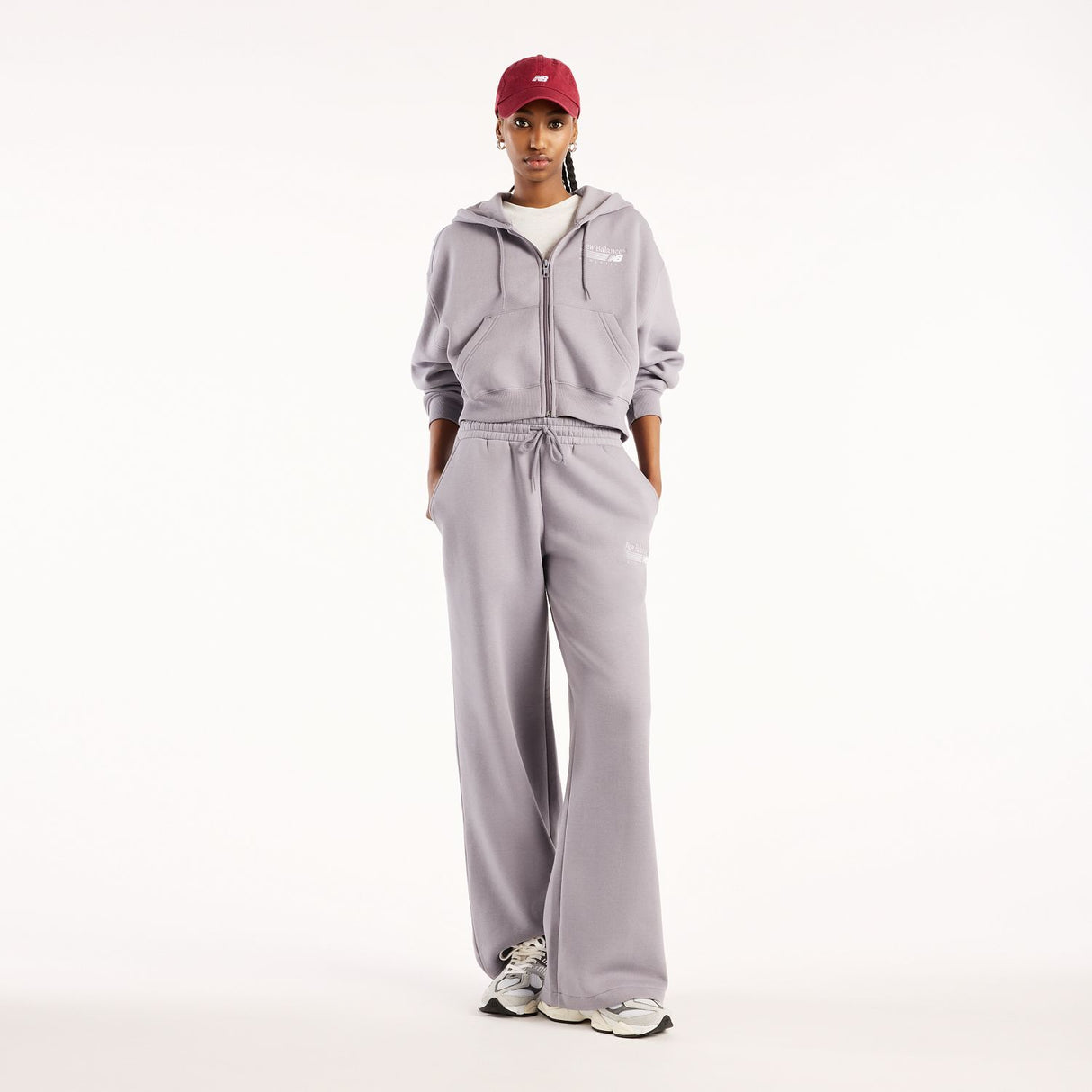 New Balance Women's Trackside Fleece Full Zip-5
