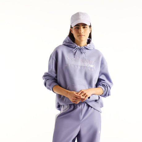 New Balance Women's Trackside Fleece Hoodie-1