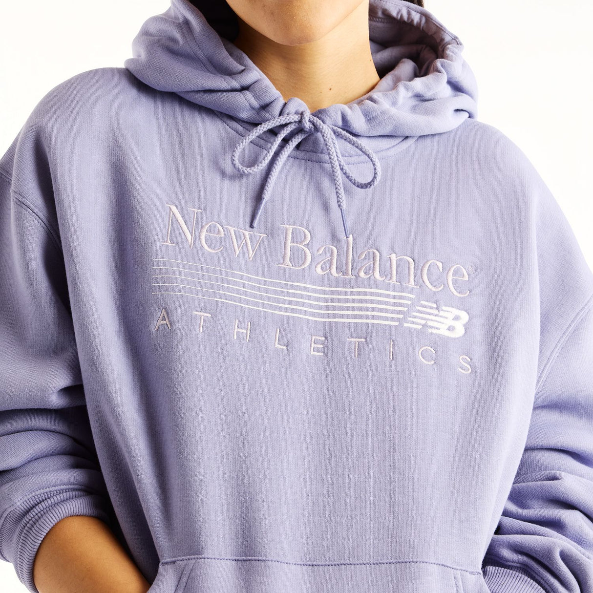 New Balance Women's Trackside Fleece Hoodie-3