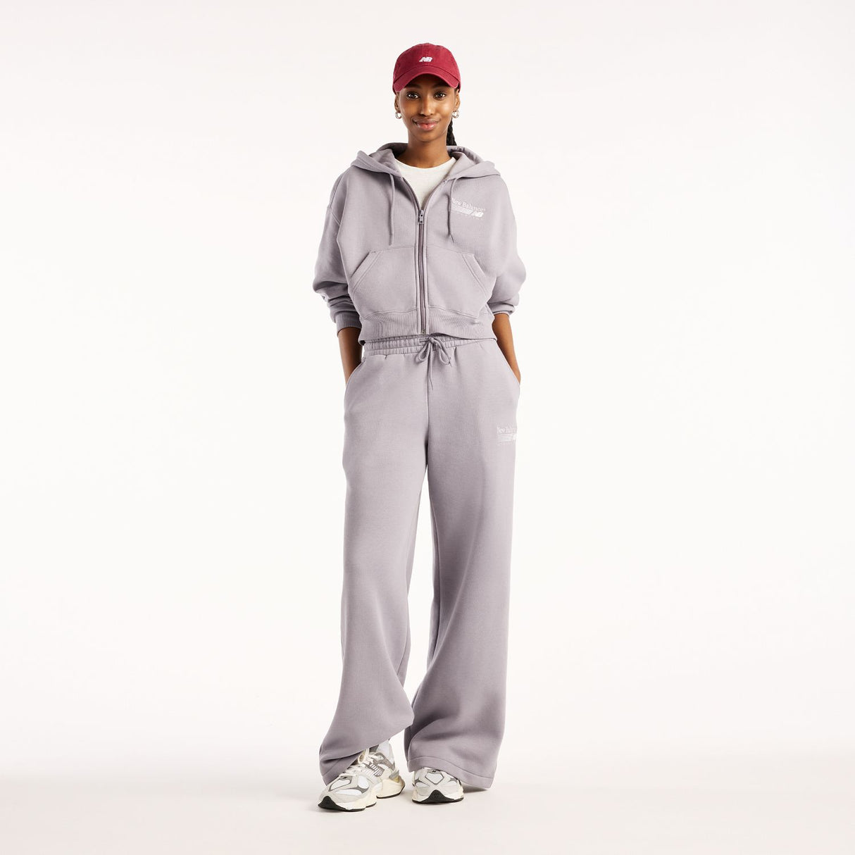 New Balance Women's Trackside Fleece Pants-6
