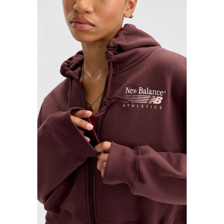 New Balance Women's Trackside Fleece Full Zip-1