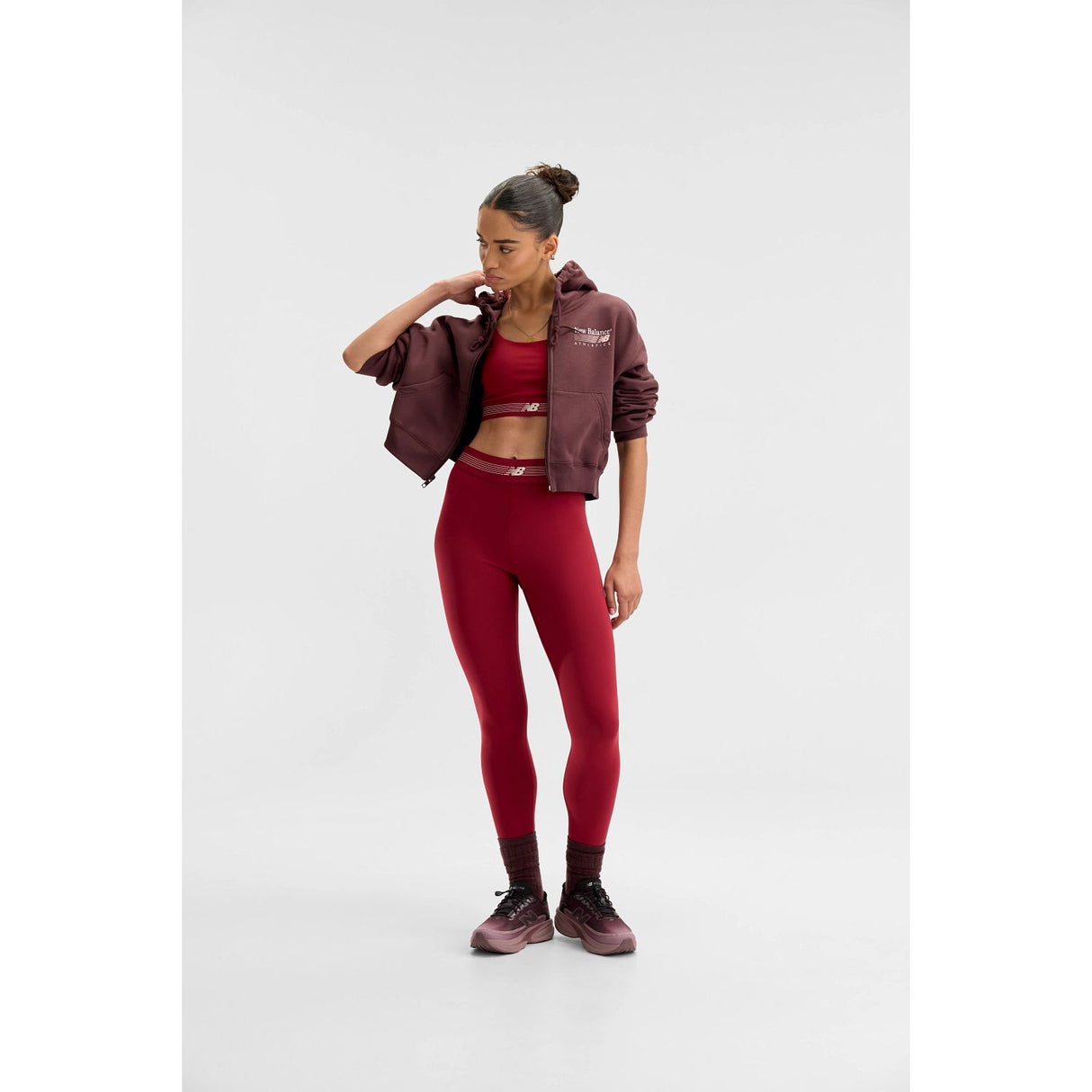 New Balance Women's Trackside Fleece Full Zip-4