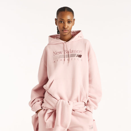 New Balance Women's Trackside Fleece Hoodie-1