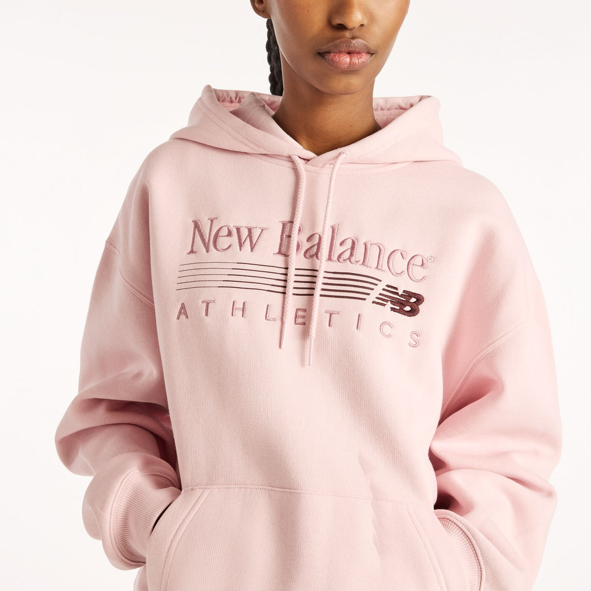 New Balance Women's Trackside Fleece Hoodie-3