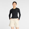 New Balance Women's Micro-Rib Long Sleeve-1