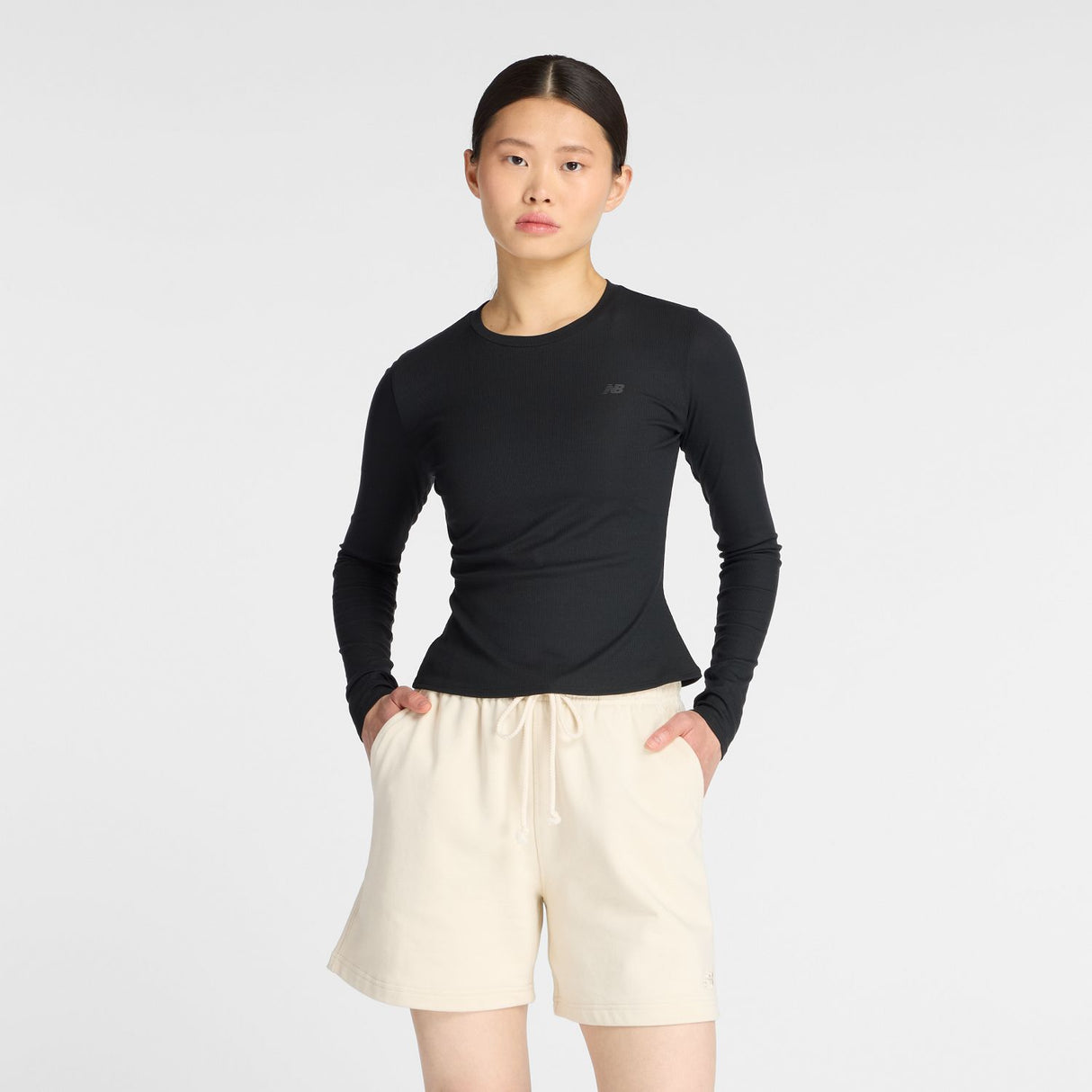 New Balance Women's Micro-Rib Long Sleeve-1
