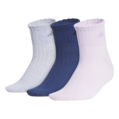 adidas Women's Sport Fashion 3-Pack Quarter Sock Unisex Accessories Socks