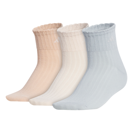 adidas Women's Sport Fashion 3-Pack Quarter Sock Unisex Accessories Socks