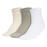 adidas Women's Sport Fashion 3-Pack Quarter Sock Unisex Accessories Socks