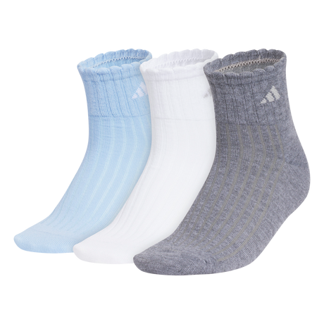 adidas Women's Sport Fashion 3-Pack Quarter Sock Unisex Accessories Socks