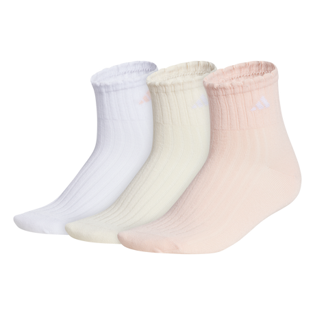 adidas Women's Sport Fashion 3-Pack Quarter Sock Unisex Accessories Socks