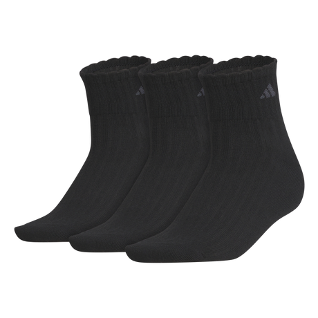 adidas Women's Sport Fashion 3-Pack Quarter Sock Unisex Accessories Socks