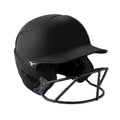 Mizuno Adult F6 Solid Softball Batting Helmet with Attached Facemask