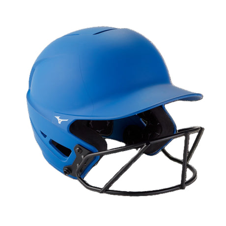 Mizuno Adult F6 Solid Softball Batting Helmet with Attached Facemask-1