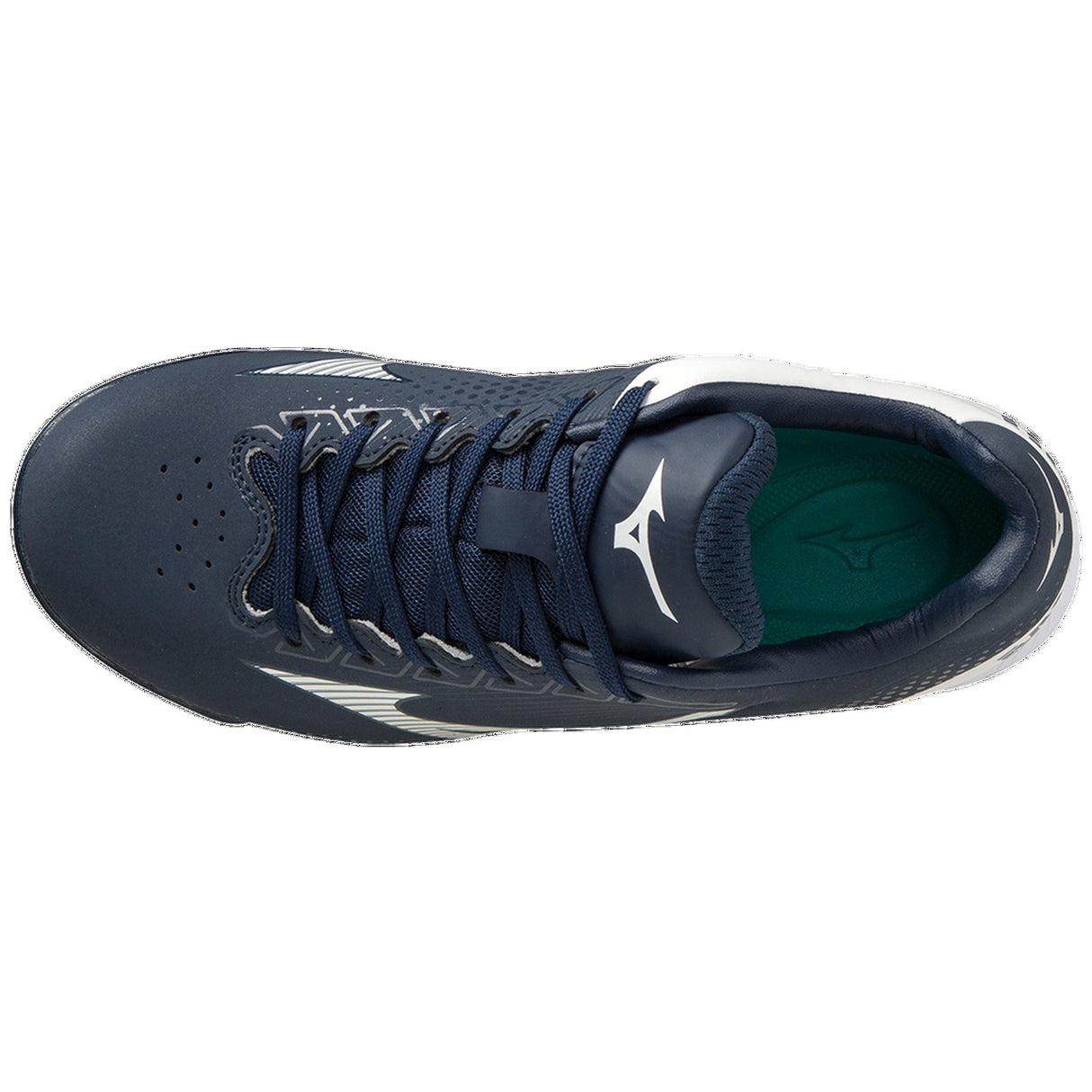 Mizuno Youth Wave Lightrevo Low Molded Rubber Baseball Cleats-4