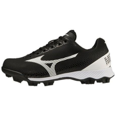 Mizuno Youth Wave Lightrevo Low Molded Rubber Baseball Cleats-1