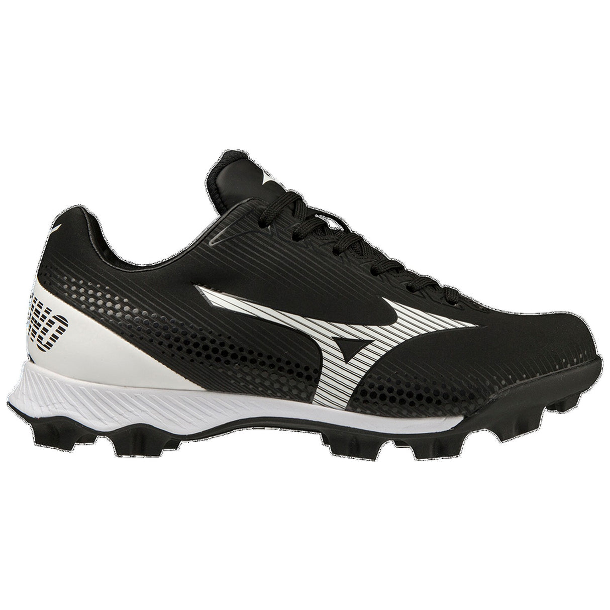 Mizuno Youth Wave Lightrevo Low Molded Rubber Baseball Cleats-6