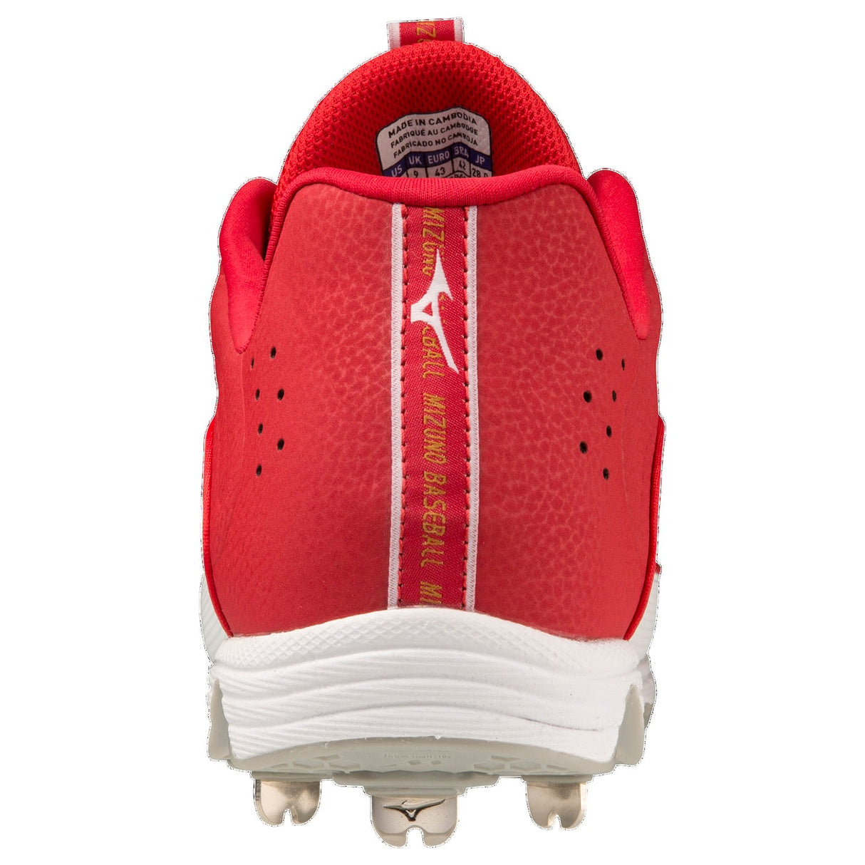 Mizuno Men's 9-Spike Ambition 3 Low Metal Baseball Cleats-5