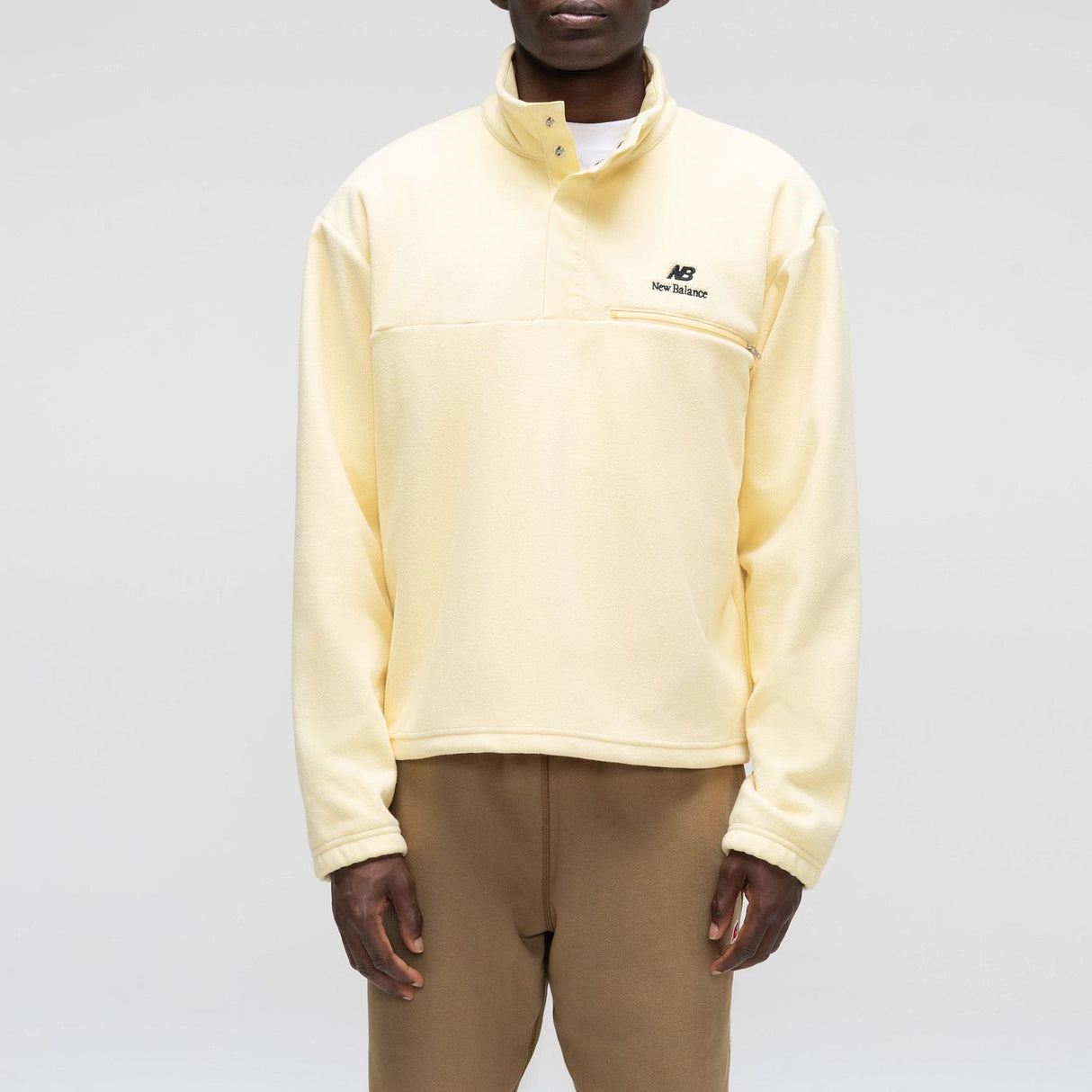 New Balance Men's Made in USA Snap Fleece Top-2