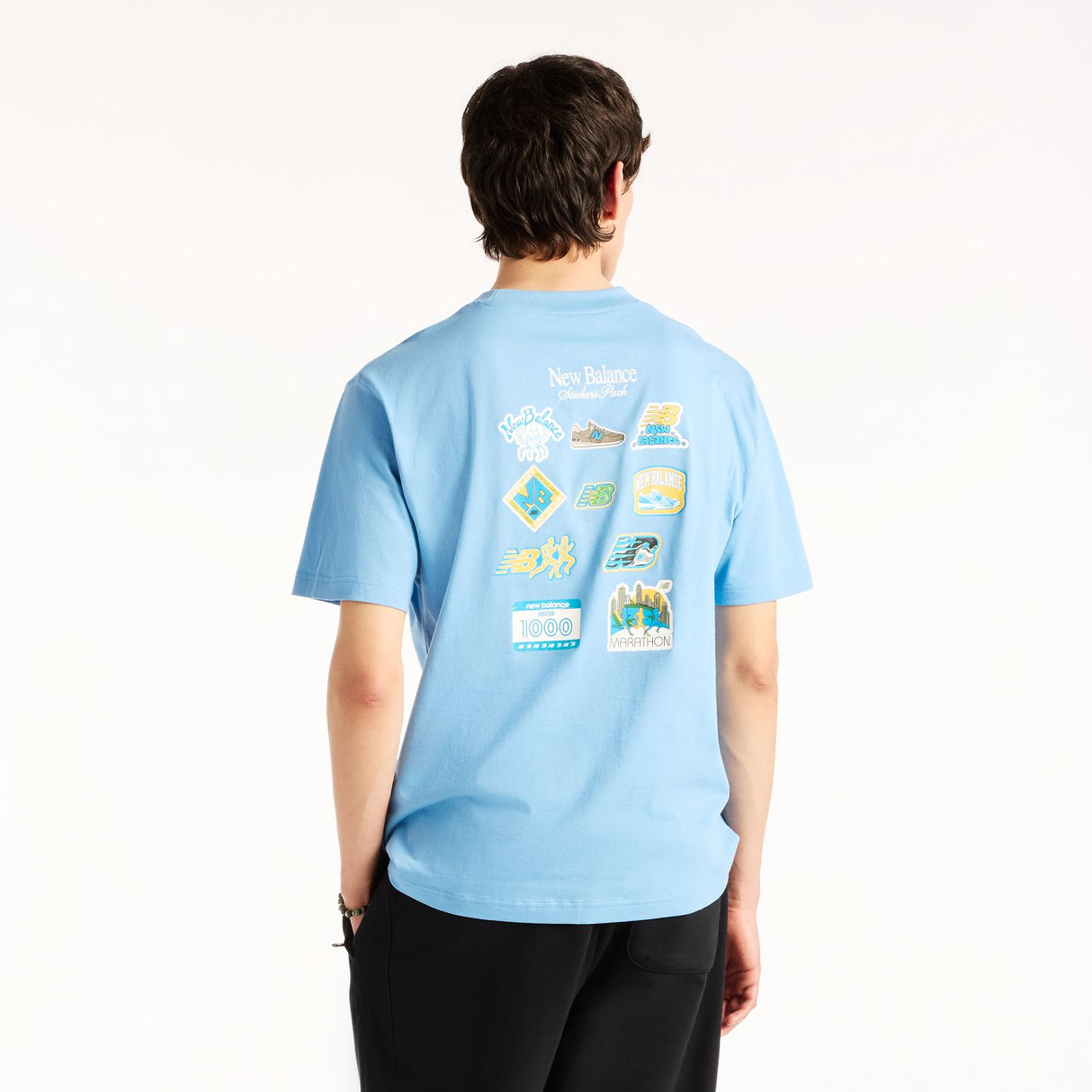New Balance Men's Sticker Pack T-Shirt-3