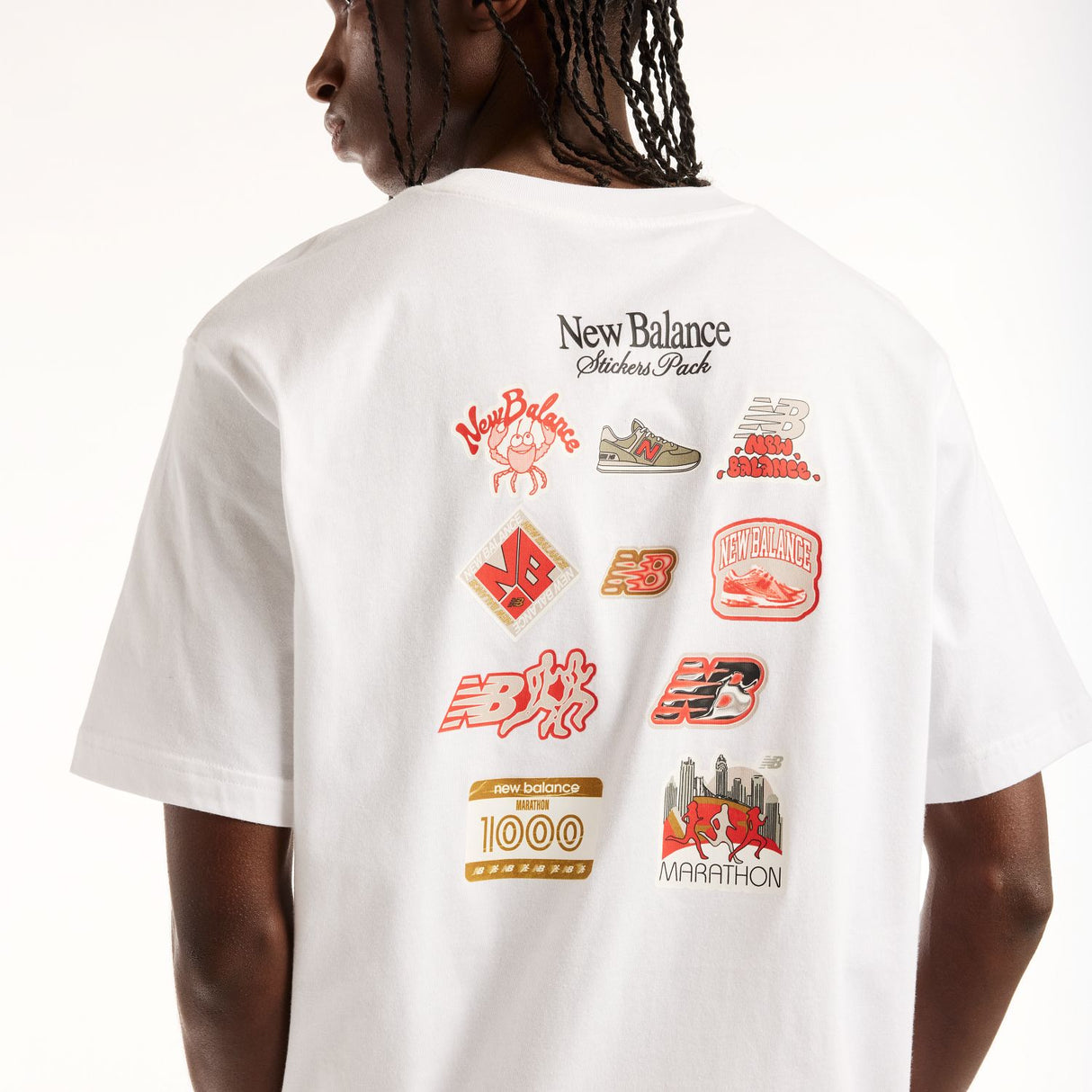 New Balance Men's Sticker Pack T-Shirt-4