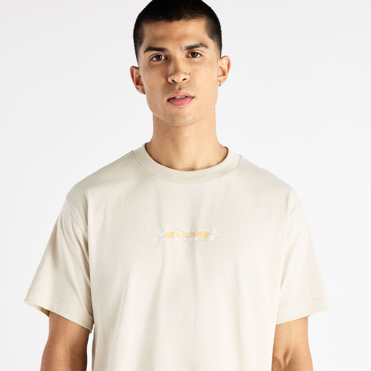 New Balance Men's Racing Stripes Intelligent Choice T-Shirt-4
