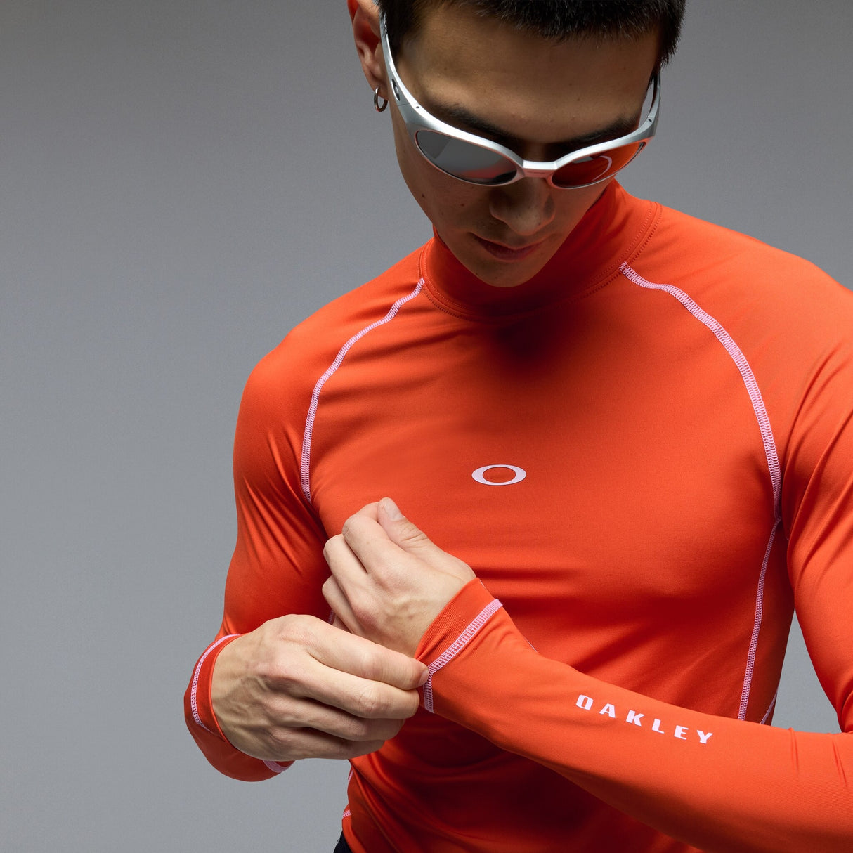 Oakley Men's Bhodi Ellipse Long Sleeve Rashguard T-Shirt-5