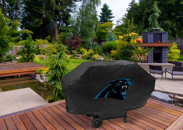 Rico Industries NFL  Carolina Panthers Black Deluxe Grill Cover-1